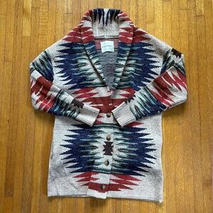 Lucky Brand Southwestern Sweater Cardigan